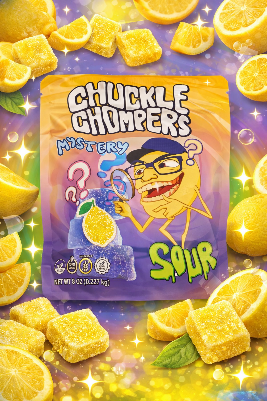 Limited Edition Lemon Sour – 1 Pack (Half-Pound / 50+ Handcrafted Gummies)