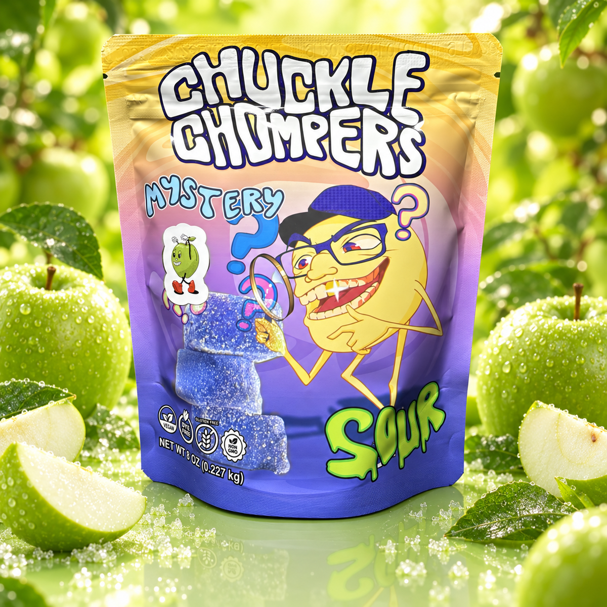 Limited Edition Sour Green Apple – 1 Pack (Half-Pound / 50+ Handcrafted Gummies)